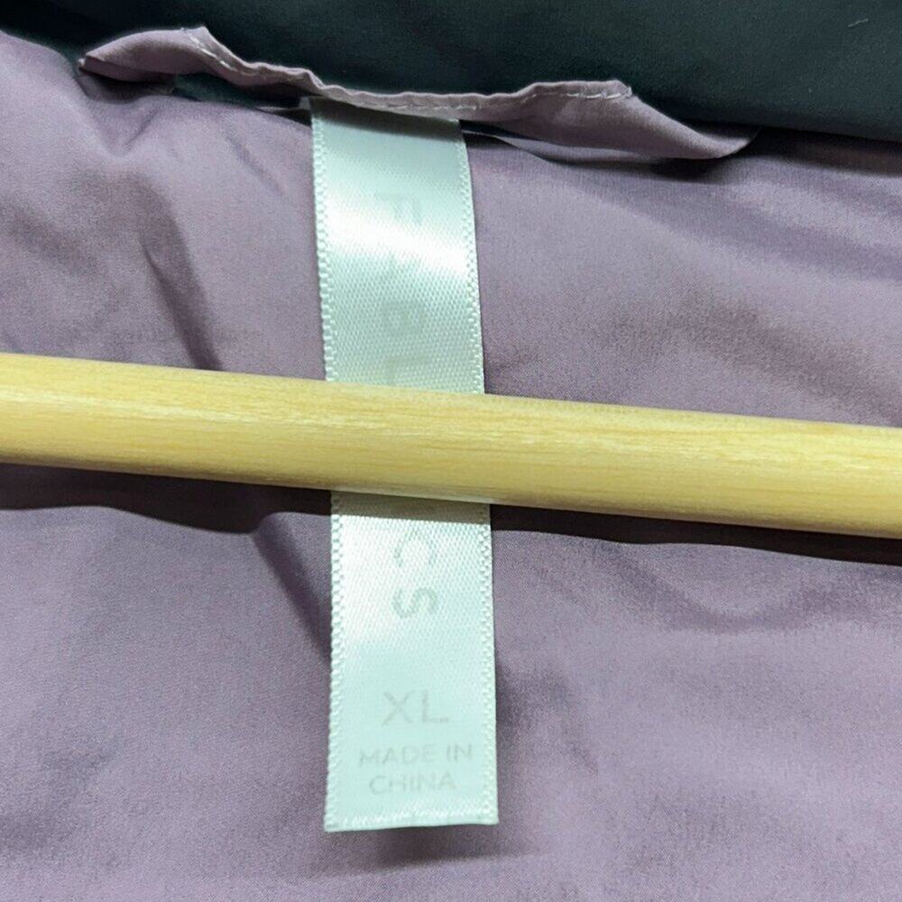 Fabletics Purple Gray Zip Up Essential Puffer Coa… - image 6